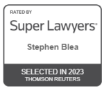Stephen Blea Super Lawyers selected in 2023