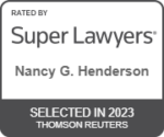 super lawyers selected in 2023 nancy g henderson